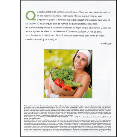 Santé Questions-réponses |Premier Numéro