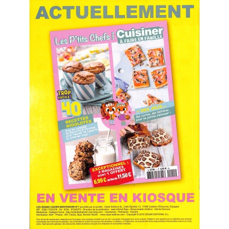 LES GRAND CAHIER MONTESSORI |Premier Numéro