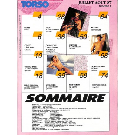 TORSO |Premier Numéro