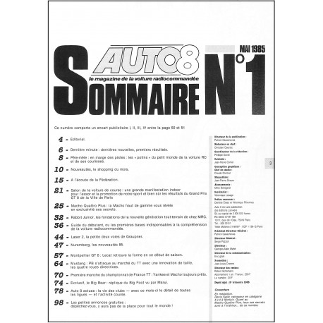 AUTO8 |Premier Numéro