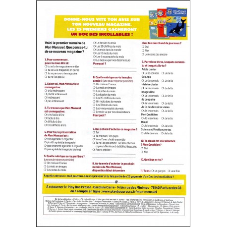 mon mensuel |Premier Numéro