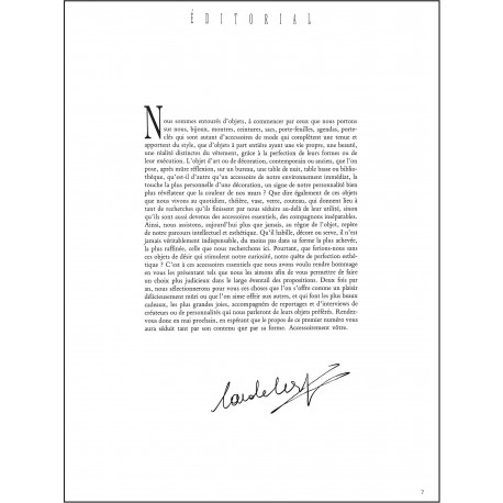 ACCESSOIRES PARIS |Premier Numéro