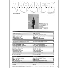 VOGUE HOMMES INTERNATIONAL MODE |Premier Numéro 2