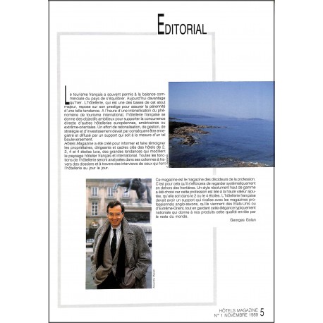 HOTELS  MAGAZINE |Premier Numéro