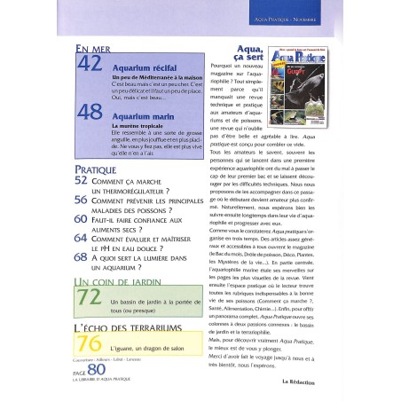Aqua Pratique |Premier Numéro