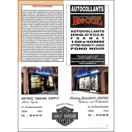 HOG-CYCLE |Premier Numéro