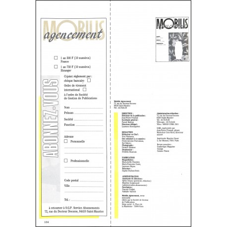 MOBILIS AGENCEMENT |Premier Numéro