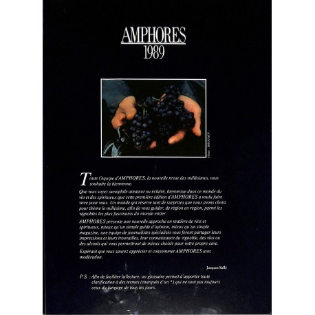AMPHORES |Premier Numéro