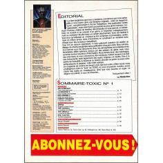 TOXIC MAGAZINE |Premier Numéro 2
