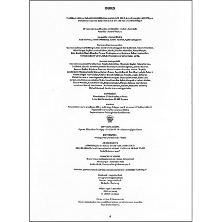 FLUSH |Premier Numéro