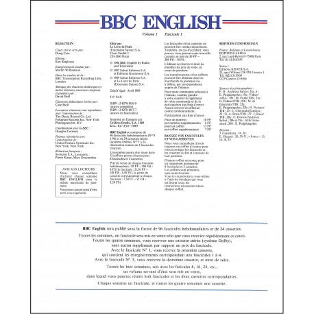 BBC ENGLISH |Premier Numéro