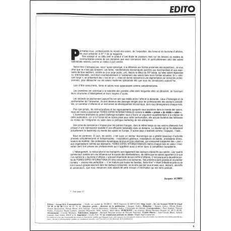 FOIRES EXPOS INTERNATIONALES |Premier Numéro