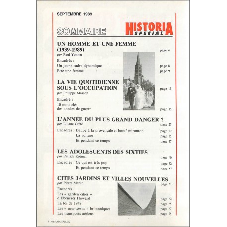 HISTORIA SPECIAL |Premier Numéro