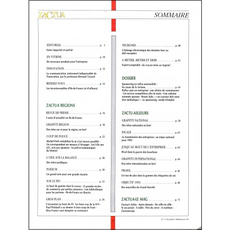 ZACTUA ILE DE FRANCE |Premier Numéro