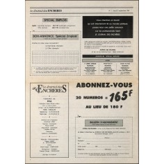 LE JOURNAL DES ENCHERES |Premier Numéro 2