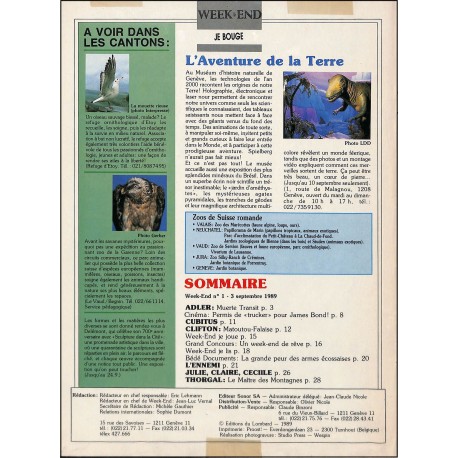 WEEK END |Premier Numéro