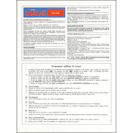 JE PARLE L'ANGLAIS |Premier Numéro