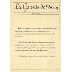 LA GAZETTE DE RÉMY |Premier Numéro