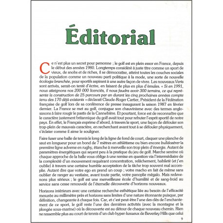 GOLF |Premier Numéro
