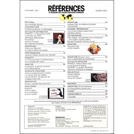 RÉFÉRENCES |Premier Numéro