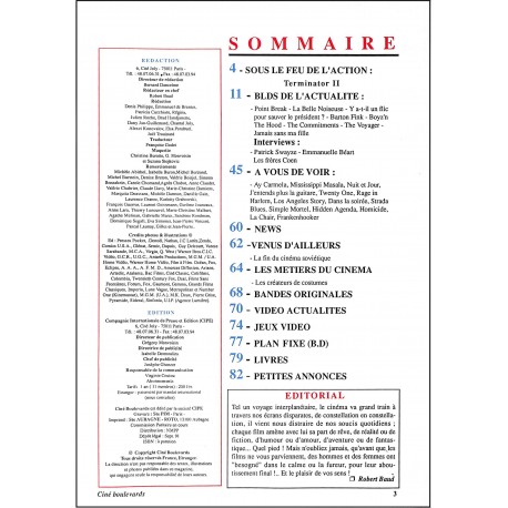 CINÉ BOULEVARDS |Premier Numéro