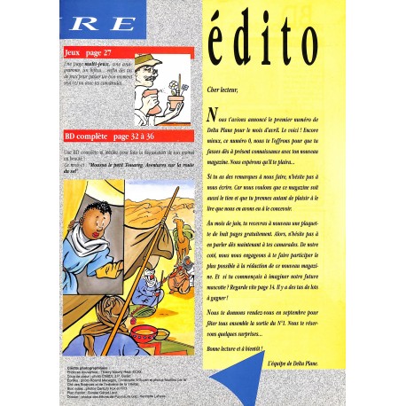 DELTA PLANE |Premier Numéro