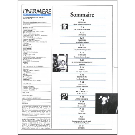 L'INFIRMIERE MAGAZINE |Premier Numéro