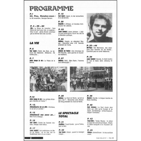 TAXI VILLE |Premier Numéro