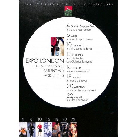 L'ESPRIT D'AUJOURD'HUI |Premier Numéro