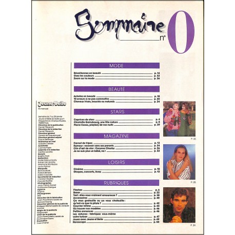 JEUNE ET BELLE |Premier Numéro