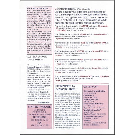 UNION PRESSE |Premier Numéro