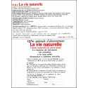 LA VIE NATURELLE |Premier Numéro