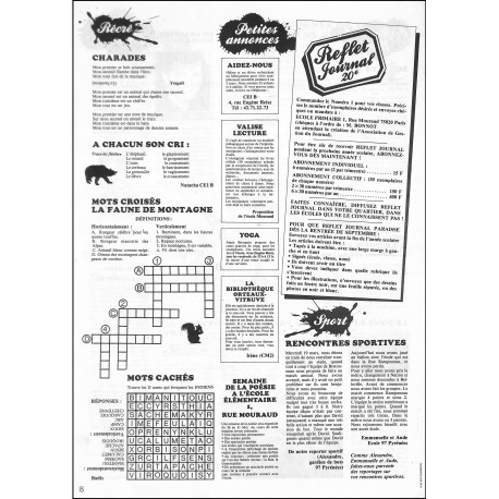 REFLET JOURNAL |Premier Numéro