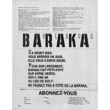 BARAKA |Premier Numéro