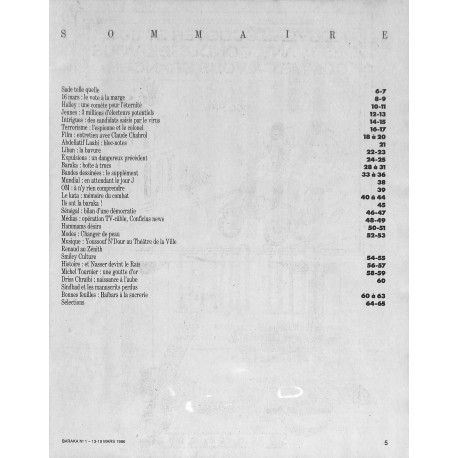 BARAKA |Premier Numéro