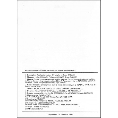 ROUTE DES VINS |Premier Numéro