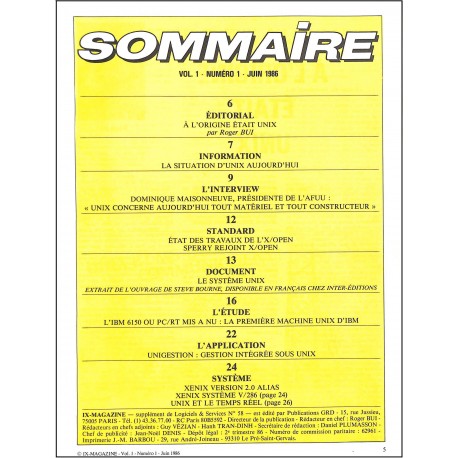 IX-MAGAZINE |Premier Numéro