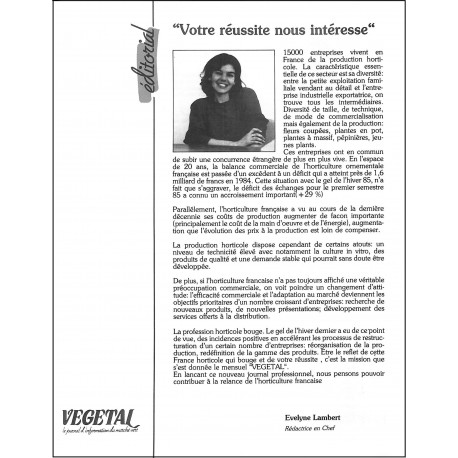 VEGETAL |Premier Numéro