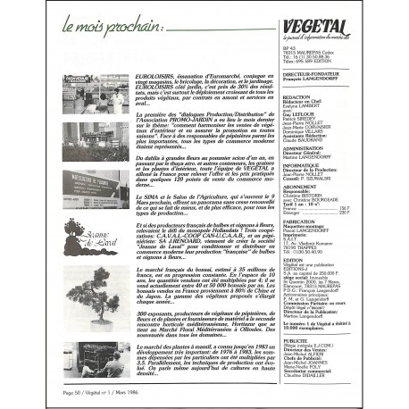 VEGETAL |Premier Numéro