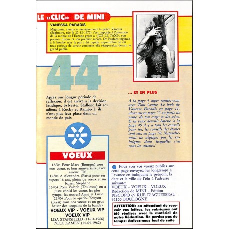 MINI |Premier Numéro