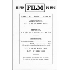 LE FILM DU MOIS |Premier Numéro 2