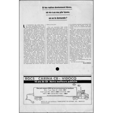 RADIO LIBRE |Premier Numéro