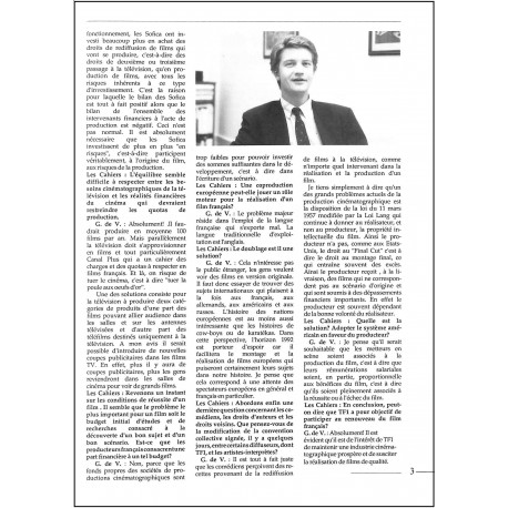 CAHIERS DU DROIT D'AUTEUR |Premier Numéro