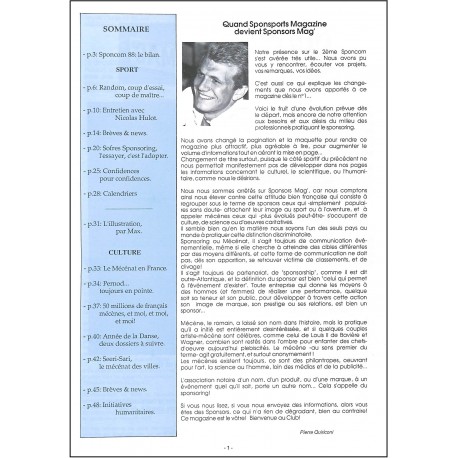 SPONSORS MAG' |Premier Numéro