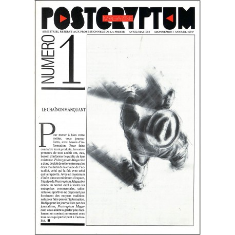 POSTCRYPTUM MAGAZINE |Premier Numéro