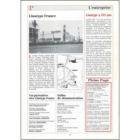 PLEINE PAGE |Premier Numéro