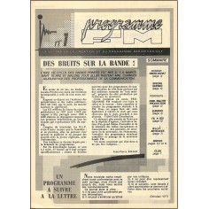 Programme FM |Premier Numéro
