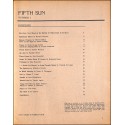 FIFTH SUN |Premier Numéro