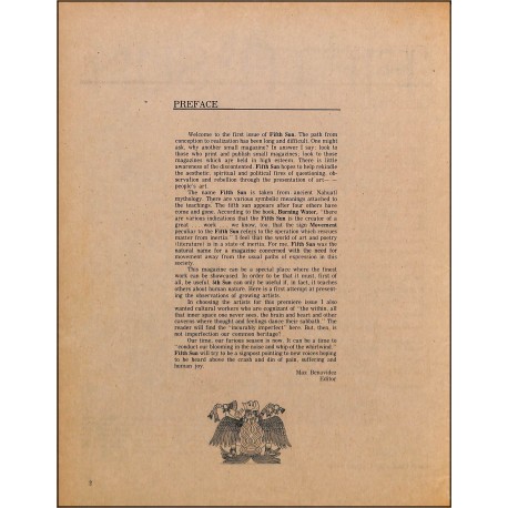 FIFTH SUN |Premier Numéro