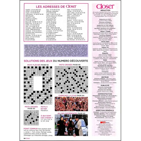 CLOSER |Premier Numéro